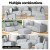 Artiss Modular Sofa Chaise Set, Faux Linen, 5-Seater, Grey, 361x82x57cm, Modern Living Room Furniture, Durable & Stylish Artiss Modular Sofa Chaise Set, Faux Linen, 5-Seater, Grey, 361x82x57cm, Modern Living Room Furniture, Durable & Stylish