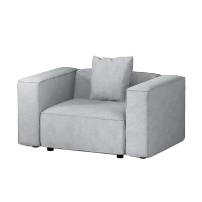 Artiss Alvin Modular Sofa Chaise Set - 1-Seater Grey | Modern Comfort & Style with Soft Linen & Durable Wood Frame