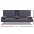 Artiss 3-Seater Sofa Bed, Faux Linen, 175CM, Dark Grey, Space-Saving, Adjustable Recline, Cup Holders, Modern Design