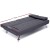 Artiss 3-Seater Sofa Bed, Faux Linen, 175CM, Dark Grey, Space-Saving, Adjustable Recline, Cup Holders, Modern Design