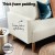Artiss Sienna 3-Seater Sofa Bed: Beige Faux Linen, Adjustable Backrest, 300kg Capacity, Easy Assembly, 1-Year Warranty