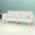 Artiss Sienna 3-Seater Sofa Bed: Beige Faux Linen, Adjustable Backrest, 300kg Capacity, Easy Assembly, 1-Year Warranty