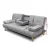 Artiss 3-Seater Sofa Bed 188CM Grey Faux Linen - Stylish, Space-Saving, Adjustable, Eco-Friendly, Cup Holders Included