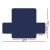 Artiss 3-Seater Sofa Cover - Navy Diamond-Quilted Microfibre, Anti-Scratch, Anti-Slip, Machine Washable