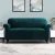 Artiss 3-Seater Velvet Sofa Cover in Agate Green - Stretchable, Machine Washable, Anti-Slip, Crystal Velvet Protection
