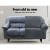 Artiss Velvet Sofa Cover, Stretchable, Anti-Slip, Machine Washable, Grey, 3-Seater, 183cm-223cm, All-Round Protection