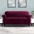 Artiss Ruby Red Velvet Sofa Cover for 3-Seater Couch - Stretchable, Machine Washable, Anti-Slip, Elegant Style