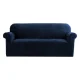 Artiss Velvet Sofa Cover, 3-Seater, Sapphire - Stretchable, Machine Washable, Anti-Slip, Crystal Velvet Protection