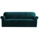 Artiss 4-Seater Velvet Sofa Cover in Agate Green - High Stretch, Anti-Slip, Machine Washable, All-Round Protection