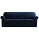 Artiss 4-Seater Sofa Cover - Stretchable Crystal Velvet, Sapphire, Anti-Slip, Machine Washable, All-Round Protection