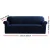 Artiss 4-Seater Sofa Cover - Stretchable Crystal Velvet, Sapphire, Anti-Slip, Machine Washable, All-Round Protection