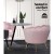 Artiss Armchair, Velvet Upholstery, 71x68x71cm, Pink, Vintage Shell Back, Gold Legs, High Resilience Foam Padding