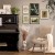 Artiss Armchair Set with Ottoman, Faux Linen, Beige, 58x52x85cm, Scandinavian Style, Elegant Tufted Design