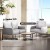 Artiss Kane 2-Seater Armchair Sofa, Grey Linen Upholstery, Metal Frame, Plush Cushions, 250kg Capacity, Modern Design