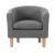 Artiss Abby Fabric Armchair, Linen Upholstery, Full Size, Grey, 70x64x67.5cm - Modern Comfort & Timeless Style