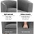 Artiss Abby Fabric Armchair, Linen Upholstery, Full Size, Grey, 70x64x67.5cm - Modern Comfort & Timeless Style