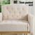 Artiss Armchair Boucle Fabric Beige 66x69x88cm - Modern Scandinavian Style, Sturdy Metal Frame, Plush Comfort