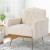 Artiss Armchair Boucle Fabric Beige 66x69x88cm - Modern Scandinavian Style, Sturdy Metal Frame, Plush Comfort