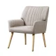 Artiss Sebastini Armchair, Faux Fabric, Beige, 63x64.5x84cm, Luxurious Comfort, Elegant Design, Easy Assembly