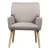 Artiss Sebastini Armchair, Faux Fabric, Beige, 63x64.5x84cm, Luxurious Comfort, Elegant Design, Easy Assembly