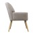Artiss Sebastini Armchair, Faux Fabric, Beige, 63x64.5x84cm, Luxurious Comfort, Elegant Design, Easy Assembly