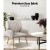 Artiss Sebastini Armchair, Faux Fabric, Beige, 63x64.5x84cm, Luxurious Comfort, Elegant Design, Easy Assembly