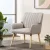 Artiss Sebastini Armchair, Faux Fabric, Beige, 63x64.5x84cm, Luxurious Comfort, Elegant Design, Easy Assembly