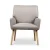Artiss Sebastini 2X Armchair, Beige Faux Fabric, 63x64.5x84cm, Plush Comfort, Stylish Design, Easy Assembly