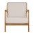 Artiss Armchair, Faux Fabric, Beige, 65x76.5x72.5cm, Comfortable Olive Design, High-Resilience Foam, Elegant & Sturdy