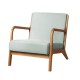 Artiss Olive Armchair, Faux Fabric, 65x76.5x72.5cm, Grey, Premium Comfort, Sturdy Design, Easy Assembly