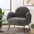 Artiss Hanes Armchair, Sherpa Fabric, Charcoal, 64x70x74cm, Luxurious Comfort, Stylish Design, Easy Assembly
