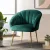 Artiss Eloise Armchair, Velvet, Green, 68x67x80cm – Luxurious, Comfy Accent Chair with Golden Legs and Floor Protectors