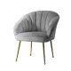 Artiss Armchair, Velvet Upholstery, Grey, 68x67x80cm, Eloise Collection, Luxurious Comfort & Stylish Design
