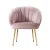 Artiss Armchair, Velvet Pink, 68x67x80cm - Eloise, Luxury Accent Chair with Golden Legs, High Resilience Foam