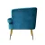 Artiss Armchair Velvet Navy Norvia, 69x67x71cm - Luxurious, Comfortable, Sturdy with Golden Legs, Easy Assembly