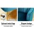 Artiss Armchair Velvet Navy Norvia, 69x67x71cm - Luxurious, Comfortable, Sturdy with Golden Legs, Easy Assembly