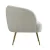 Artiss Carneiro Armchair Lounge Chair - White Sherpa Boucle, Steel Legs, 70cm, Premium Comfort, 150kg Capacity