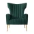 Artiss Armchair, Velvet Upholstery, Green, 73x77x91.5cm, Luxury Design, Comfortable High-Back, Golden Metal Legs