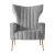 Artiss Armchair, Grey Velvet, 73x77x91.5cm - Kate Collection, High-Back Comfort, Luxury Accent Chair for Home