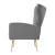 Artiss Armchair, Grey Velvet, 73x77x91.5cm - Kate Collection, High-Back Comfort, Luxury Accent Chair for Home