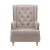 Artiss Rocking Chair Armchair, Faux Linen Fabric, Beige, 104x82.5x72cm, Convertible Design, Tufted Wingback Comfort