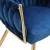 Artiss Dining Chair Velvet Weaving Armchair, Blue, 60x50x69cm - Luxurious Comfort, Sturdy Design, 150kg Capacity