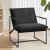 Artiss Black Sling Armchair - Polyester Upholstery, Steel Frame, 78x78x70cm, 130kg Capacity, Easy Assembly Artiss Black Sling Armchair - Polyester Upholstery, Steel Frame, 78x78x70cm, 130kg Capacity, Easy Assembly
