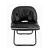 Artiss 2-in-1 Foldable Armchair Lounge in Black Leather, Portable and Cat-Scratch Resistant with 100kg Capacity, 63cm