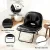 Artiss 2-in-1 Foldable Armchair Lounge in Black Leather, Portable and Cat-Scratch Resistant with 100kg Capacity, 63cm