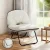 Artiss 2-in-1 Foldable Armchair Lounge - Portable, Cat-Scratch-Resistant White Leather, No Assembly, 100kg Capacity