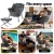 Artiss Velvet Grey Armchair & Ottoman Set - Premium Upholstery, Sturdy Metal Frame, 150kg Capacity, Easy Assembly