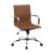 Artiss Office Chair Brown PU Leather Mid Back Conference Chair with 360° Swivel, Height Tilt Adjust, Chrome Base Artiss Office Chair Brown PU Leather Mid Back Conference Chair with 360° Swivel, Height Tilt Adjust, Chrome Base