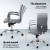 Artiss Office Chair Grey PU Leather Mid Back Conference Chair with Chrome Base, Adjustable Height and Tilt, 360° Swivel Artiss Office Chair Grey PU Leather Mid Back Conference Chair with Chrome Base, Adjustable Height and Tilt, 360° Swivel