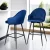 Artiss Mesial 4x Velvet Bar Stools - Blue, Swivel Metal Legs, Luxurious Design, Elegant Comfort, Durable Quality